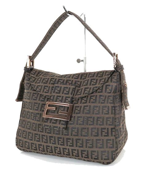 fendi zucca canvas tote|authentic fendi zucca handbags.